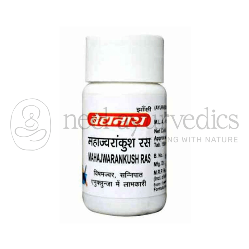 Baidyanath Mahajwarankush Ras – 80 Tablets