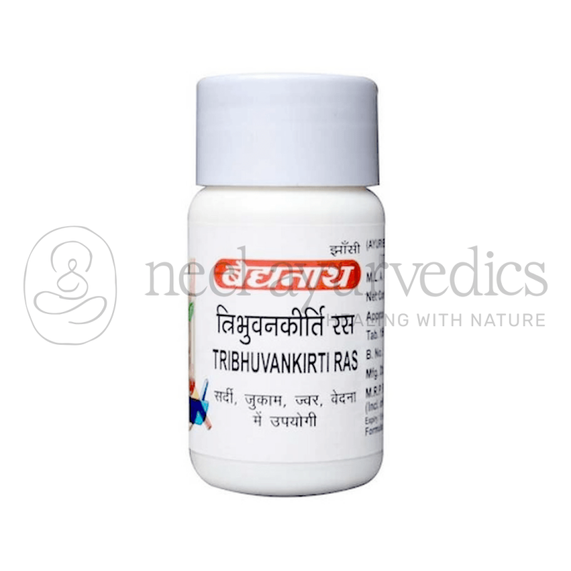 Baidyanath Tribhuvankirti Ras – 80 Tablets