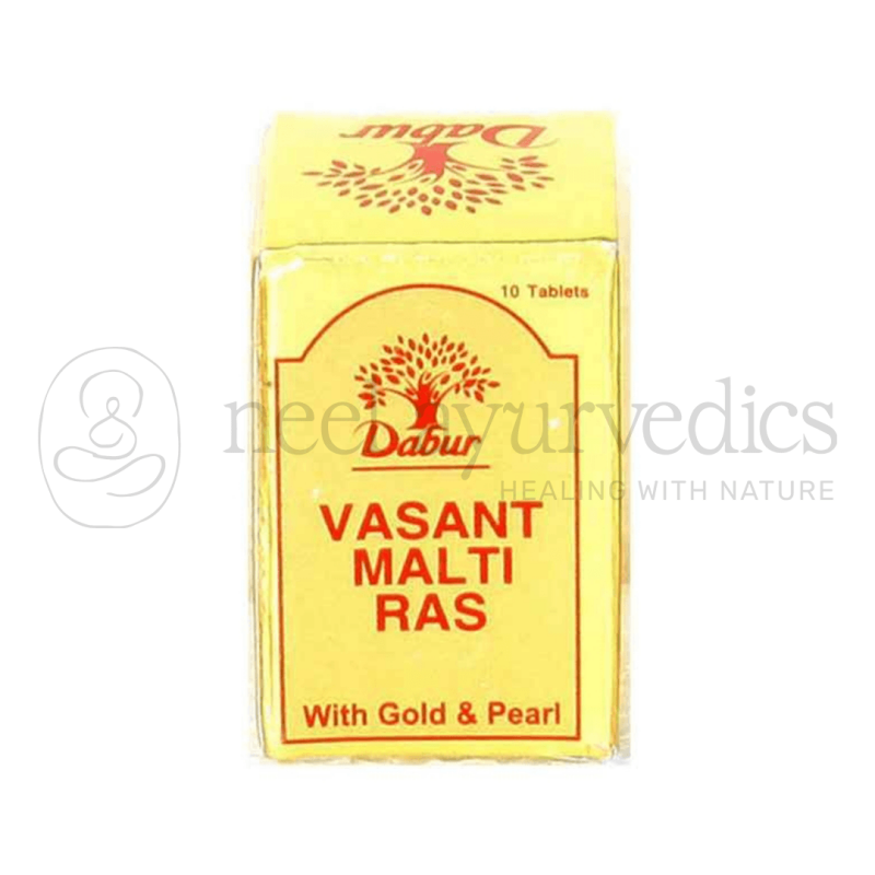 Dabur Vasant Malti Ras Gold - 10 tab