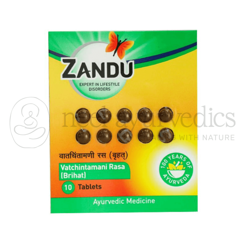 Zandu Brihat Vatchintamani Rasa Gold – 10 Tab