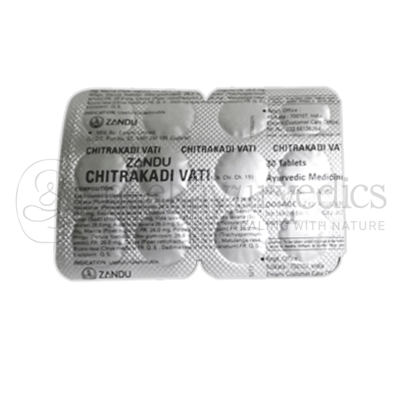 Zandu Chitrakadi Vati – 40 Tab