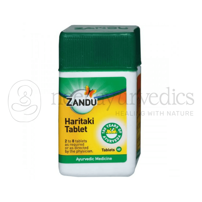 Zandu Haritaki (Harde) Tablet – 40 Tab