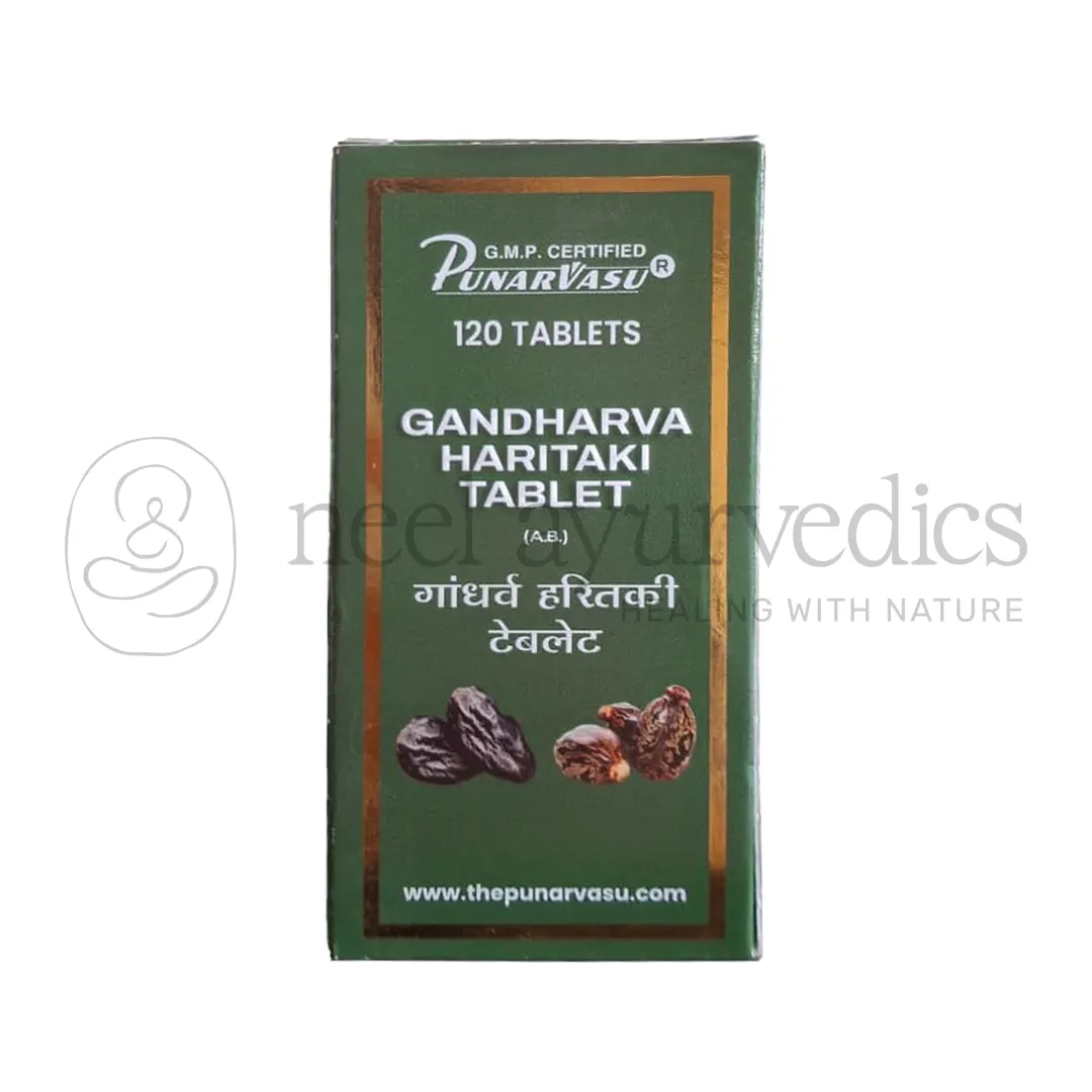 Pubarvasu gandharva haritaki 120 tab Punarvasu Gandharva Haritaki Tablets - 120 Tabs