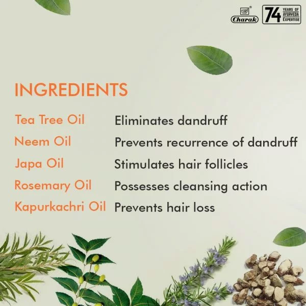 Charak Danil Anti Dandruff Shampoo – 100 ml