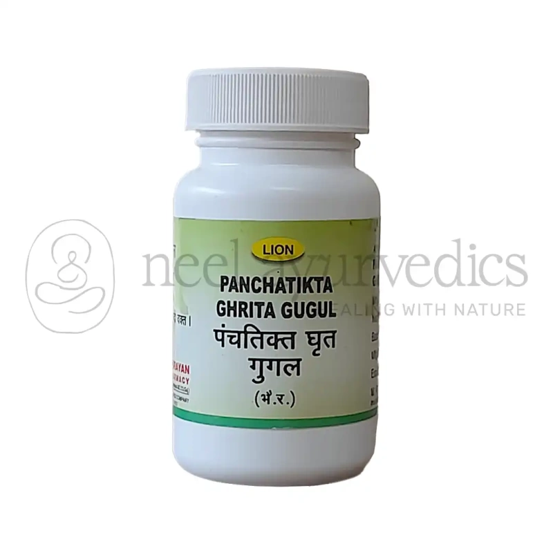 Lion Panchatikta Ghrita Guggulu - 50 Tab (Pack Of 3)