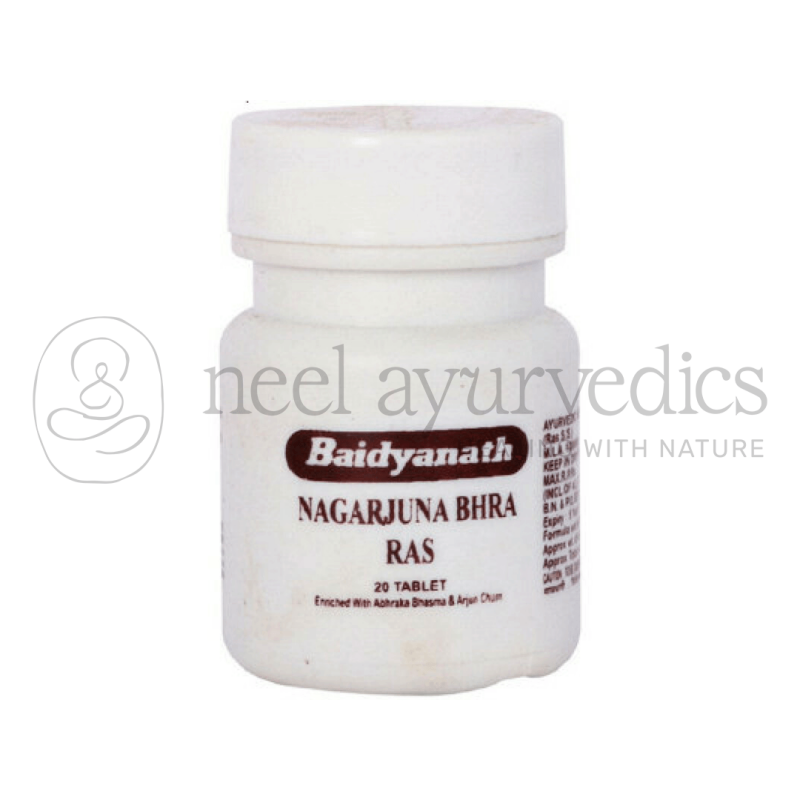 Baidyanath Nagarjunabhra Ras – 20 Tablets