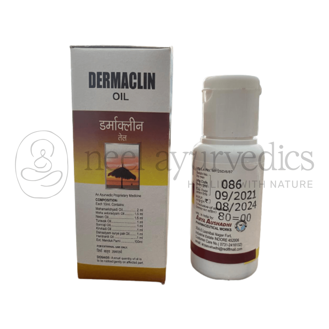 Arya Aushadhi Dermaclin Oil – 60 Ml Arya Aushadhi Dermaclin Oil – 60 Ml