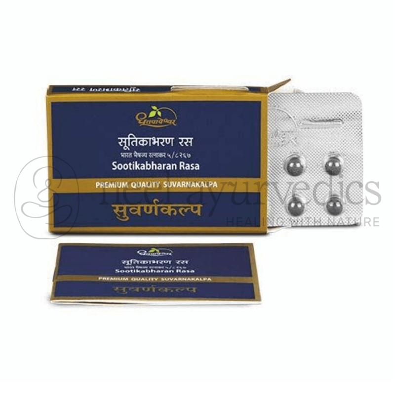 Dhootapapeshwar Sootikabharan Rasa (Suvarnakalpa)