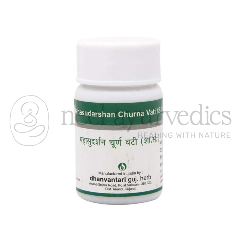 Dhanvantari Maha Sudarshan Churna Vati Tablets Grams