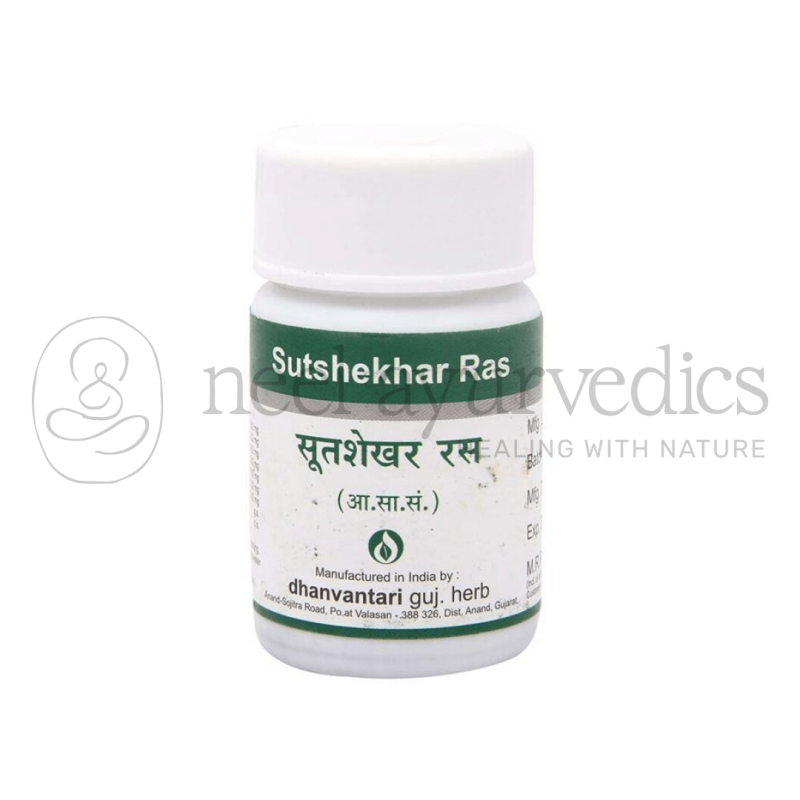 Dhanvantari Sutshekhar Ras Tablets Grams