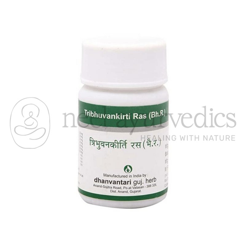 Dhanvantari Tribhuvankirti Ras Tablets Grams