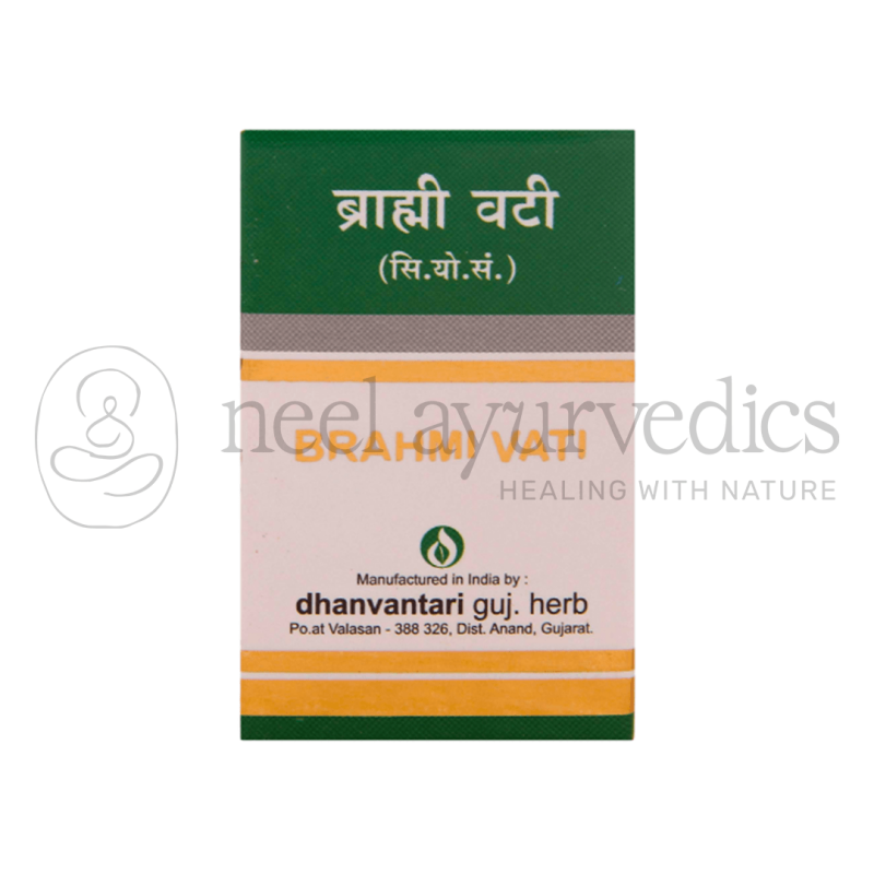 Dhanvantari Brahmi Vati (S.Y)