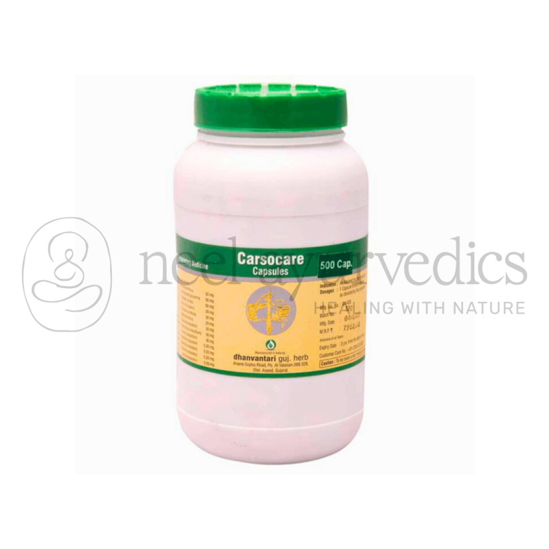 Dhanvantari Carsocare Capsule - 500 cap