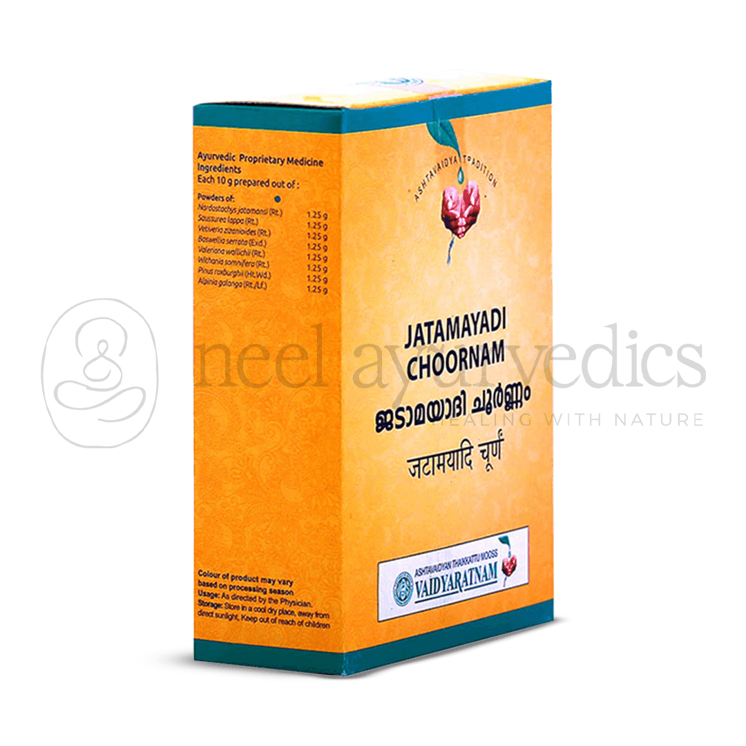 Vaidyaratnam Jatamayadi Choornam – 100 ml-1 Vaidyaratnam Jatamayadi Choornam - 100gm