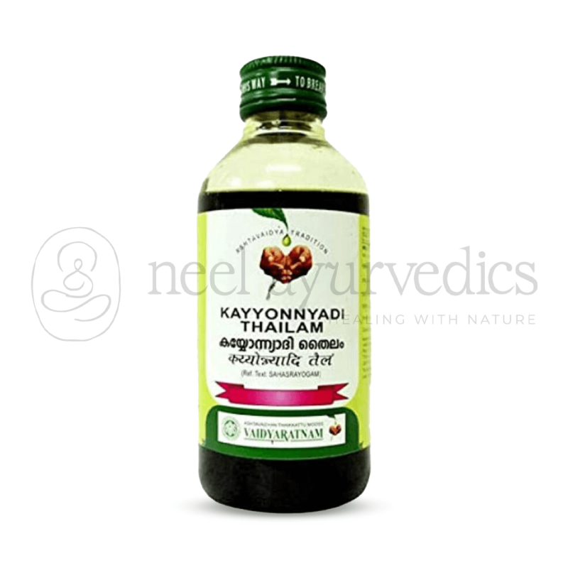 Vaidyaratnam Kayyonyadi Thailam – 200ml