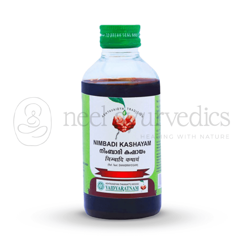 Vaidyaratnam Nimbadi Kashayam – 200 ml