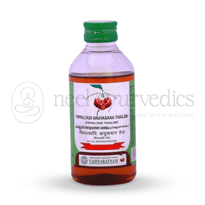 Vaidyaratnam Pippalyadi Anuvasana Thailam – 200 ml