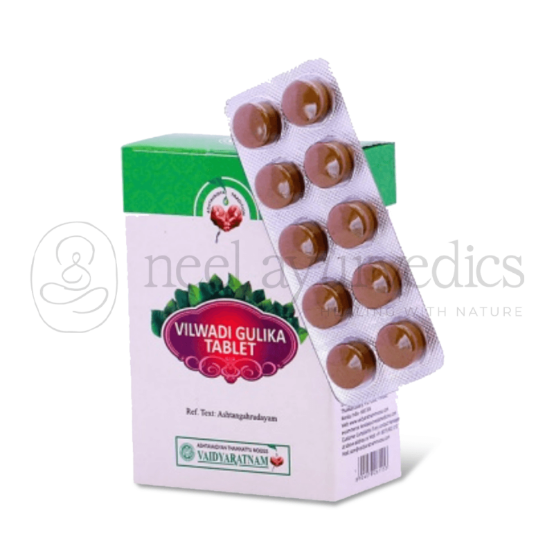 Vaidyaratnam Vilwadi Gulika Tablette – 100 Tab