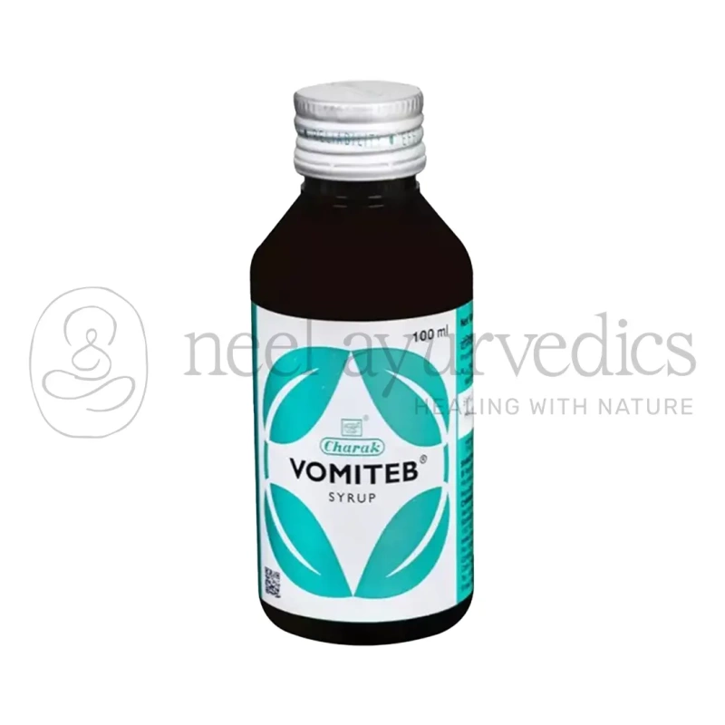 Charak Vomiteb Syrup - 100 Ml (Pack of 3)