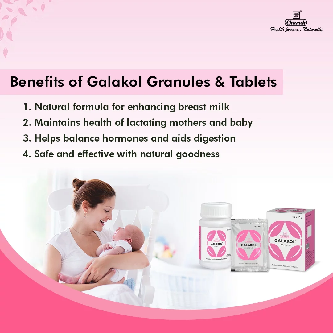 Charak Galakol Granules – 200 Gm