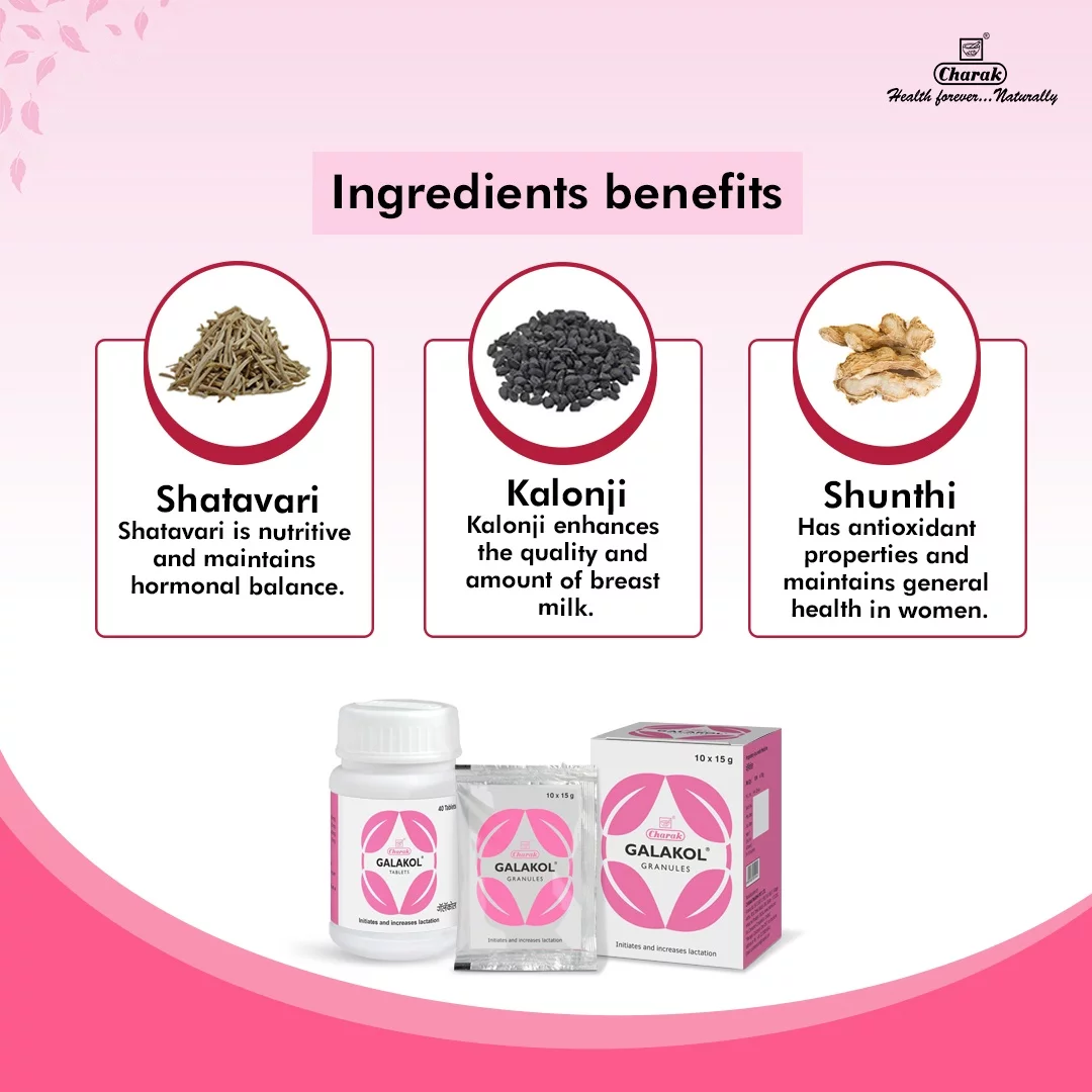 Charak Galakol Granules – 200 Gm