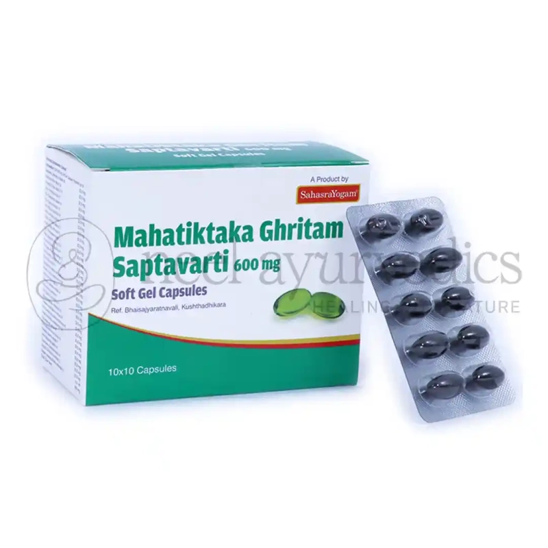 Sahasrayogam Mahatiktaka Ghritam Saptavarti 600 Mg