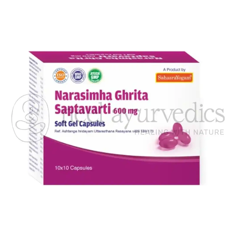 Sahasrayogam Narasimha Ghrita Saptavarti 600 Mg