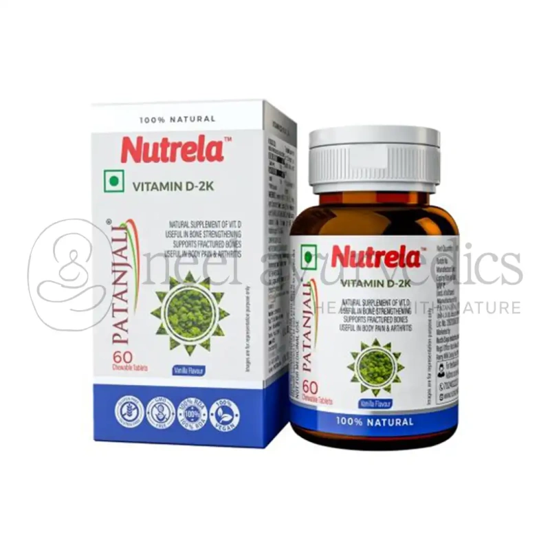 Patanjali Nutrela Vit D2k Natural Tab- Vanilla