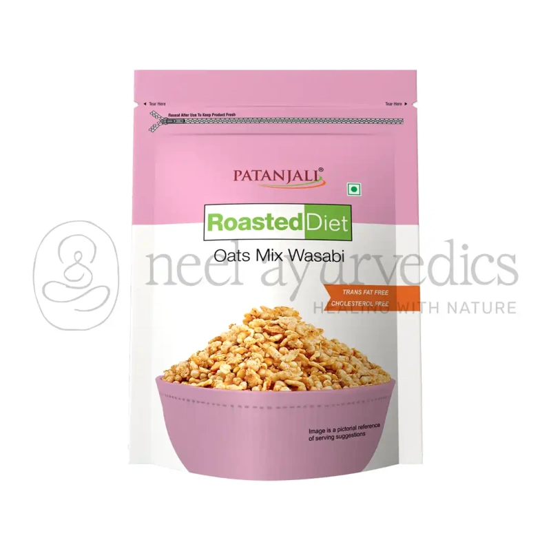 Patanjali Roasted Diet- Oat Mix. Wasabi – 125 Gm