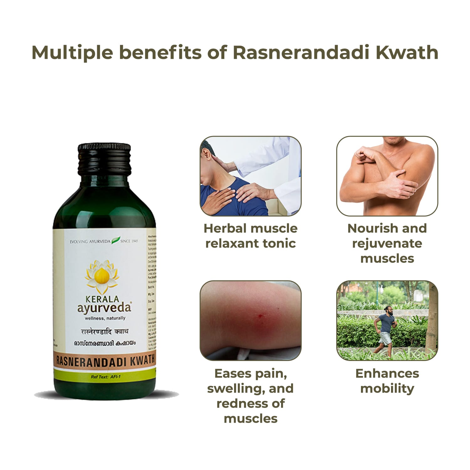 Kerala Ayurveda Rasnerandadi Kwath – 200 ml