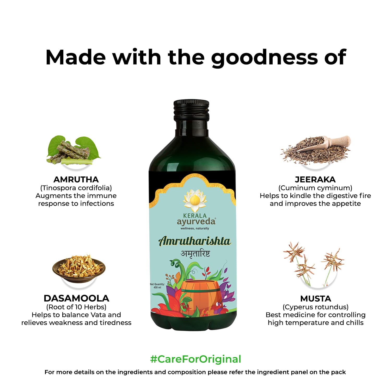 Kerala Ayurveda Amrutharishtam – 450 ml