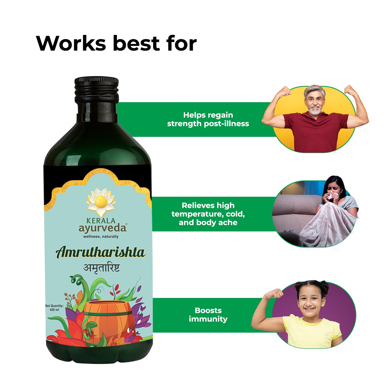 Kerala Ayurveda Amrutharishtam – 450 ml