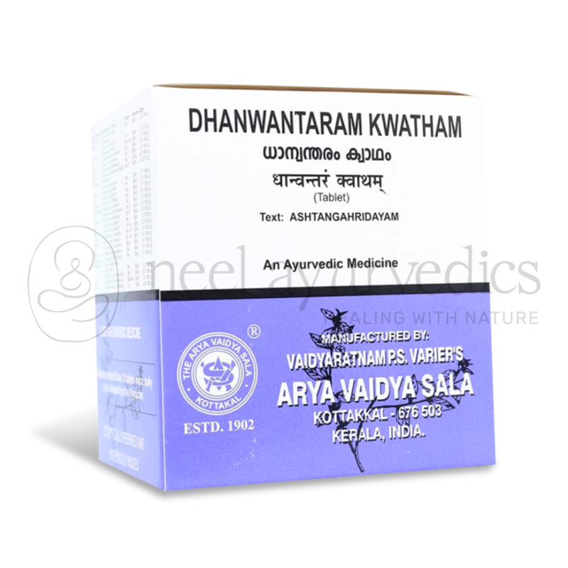 Kottakkal Arya Vaidya Sala Dhanvantaram Kwatham (Tablet) – 100 Tab