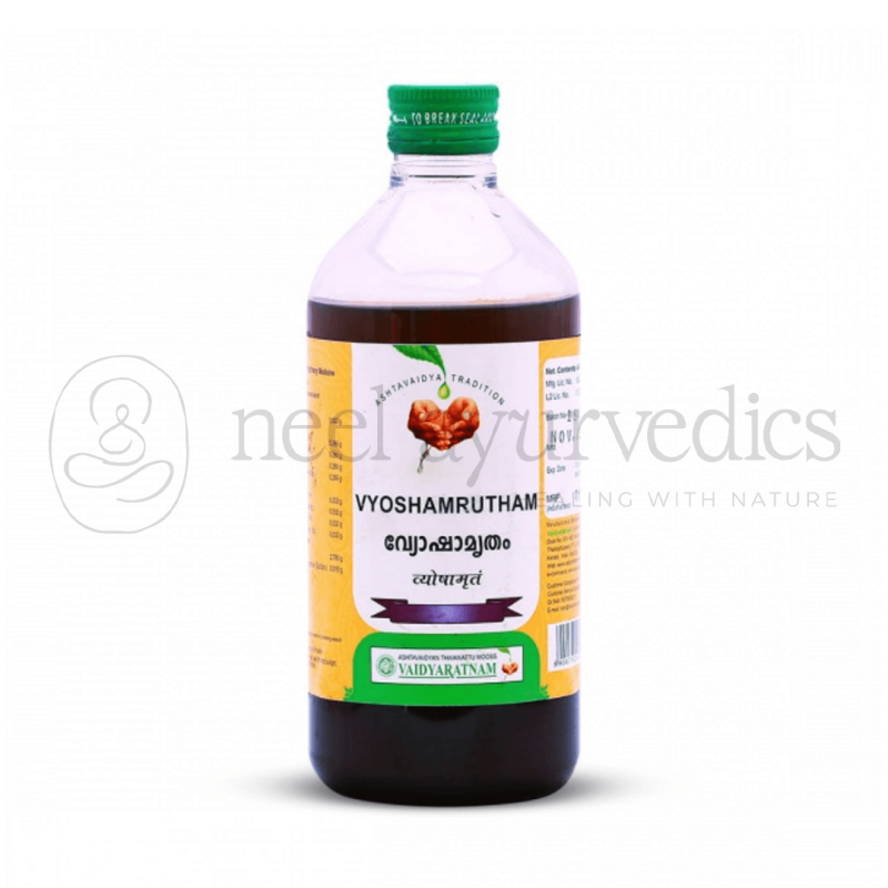 Vaidyaratnam Vyoshamritham – 450 Ml