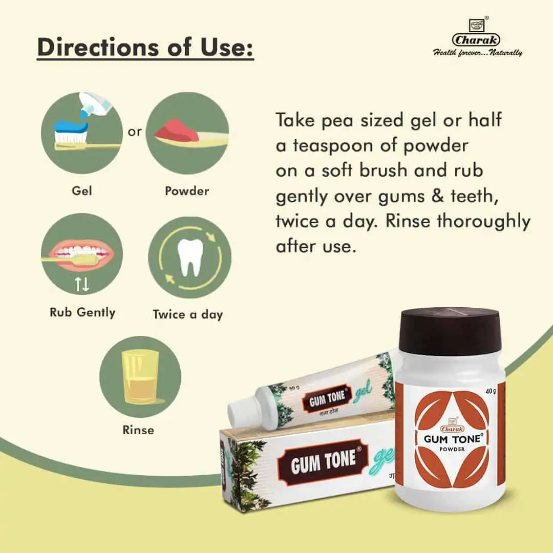 Charak Gum Tone Gel – 50 Gm