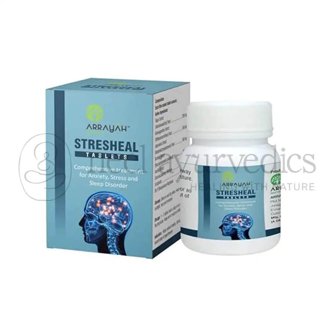 Arrayah Ayurveda Stressheal Tablet Arrayah Ayurveda Stressheal Tablet