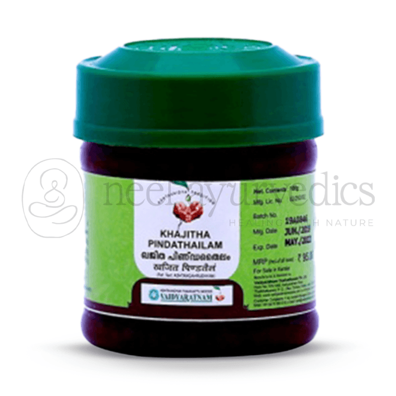 Vaidyaratnam Khajitha Pinda Thailam