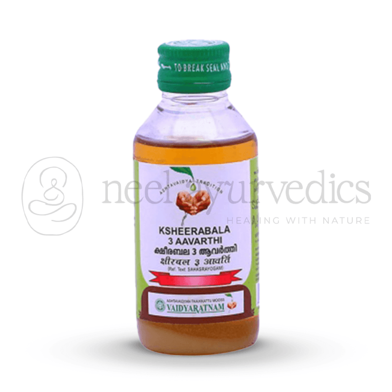 Vaidyaratnam Ksheerabala 3 Aavarthi