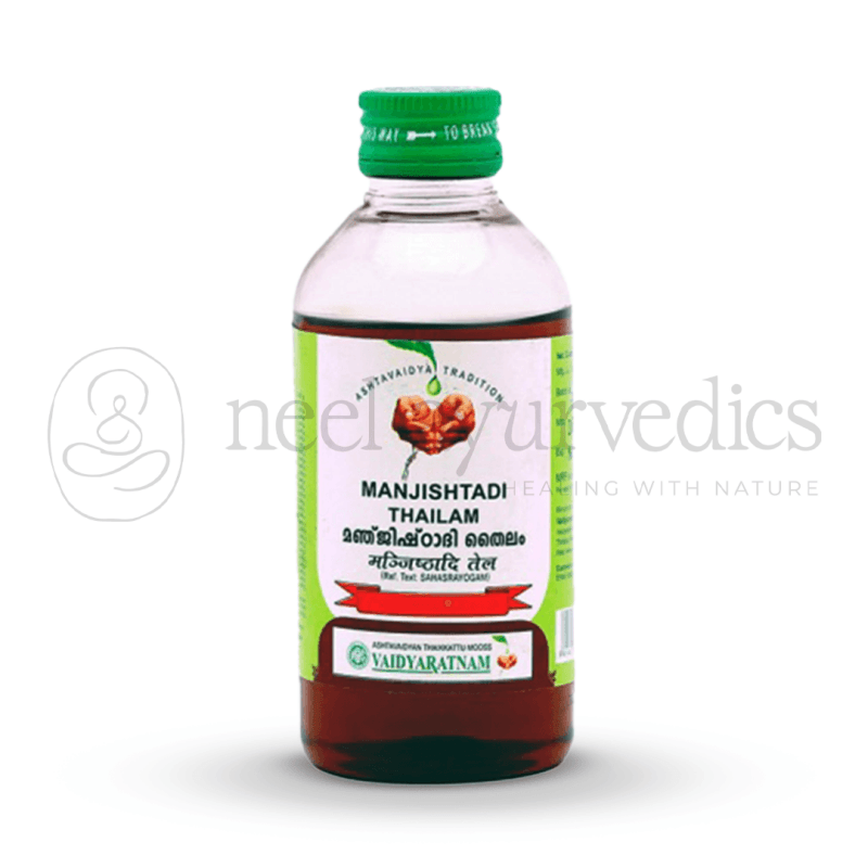 Vaidyaratnam Manjishtadi Thailam – 200 ML