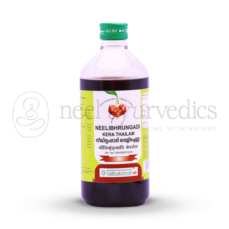 Vaidyaratnam Neelibhrungadi Kera Thailam – 450 ML