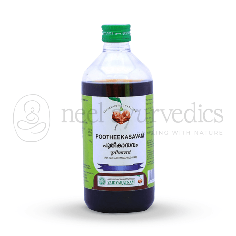 Vaidyaratnam Pootheekasavam – 450 ML