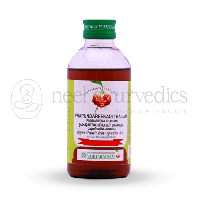 Vaidyaratnam Prapundareekadi Thailam – 200 ML