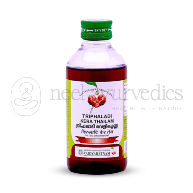 Vaidyaratnam Triphaladi Kera Thailam – 200 ML