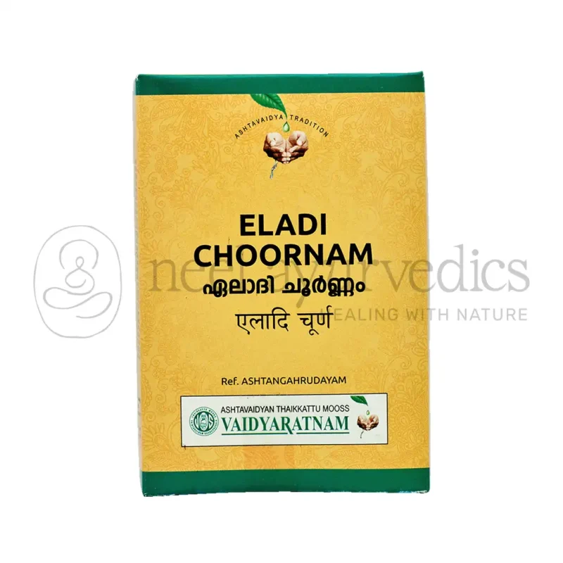 Vaidyaratnam Eladi Choornam - 50 Gm