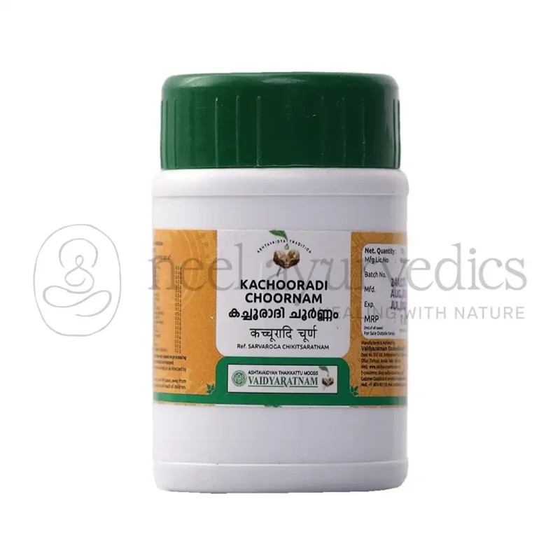 Vaidyaratnam Kachooradi Choornam - 10 Gm