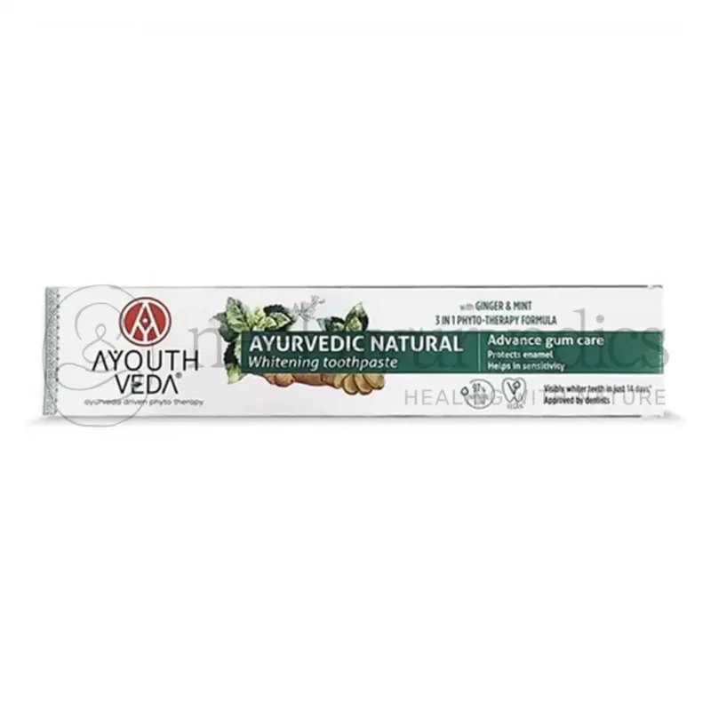 Ayouthveda Natural Whitening Toothpaste - 100 Gm